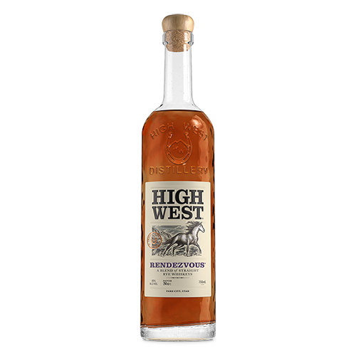 High West Rendezvous Whiskey bottle front label