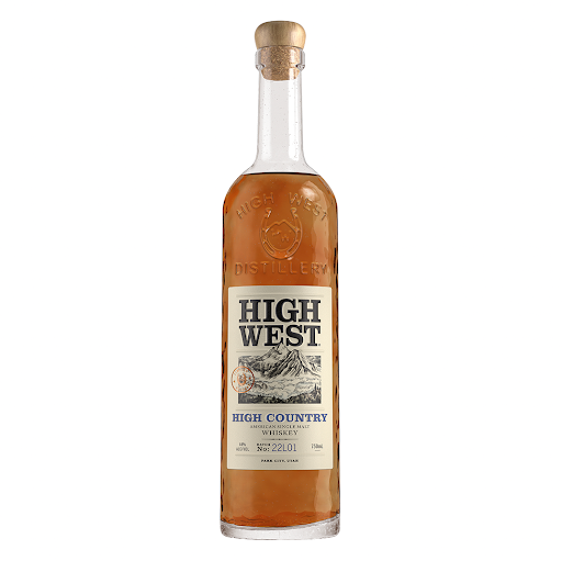 A bottle of High West High Country on a white background